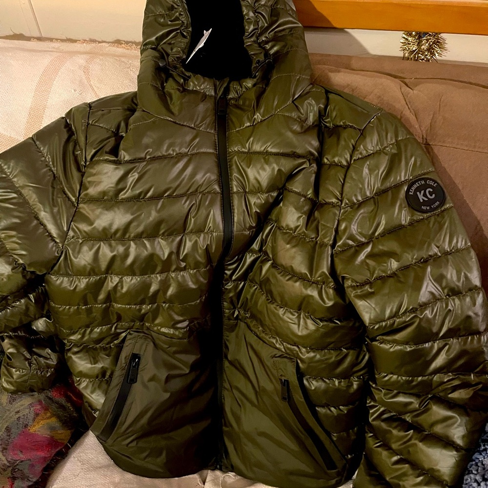 Two Kenneth Cole Puffer Jackets